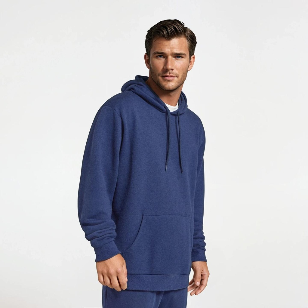 [A11521M000] Unisex Merino Blend Hoodie - Deep Navy (XS)