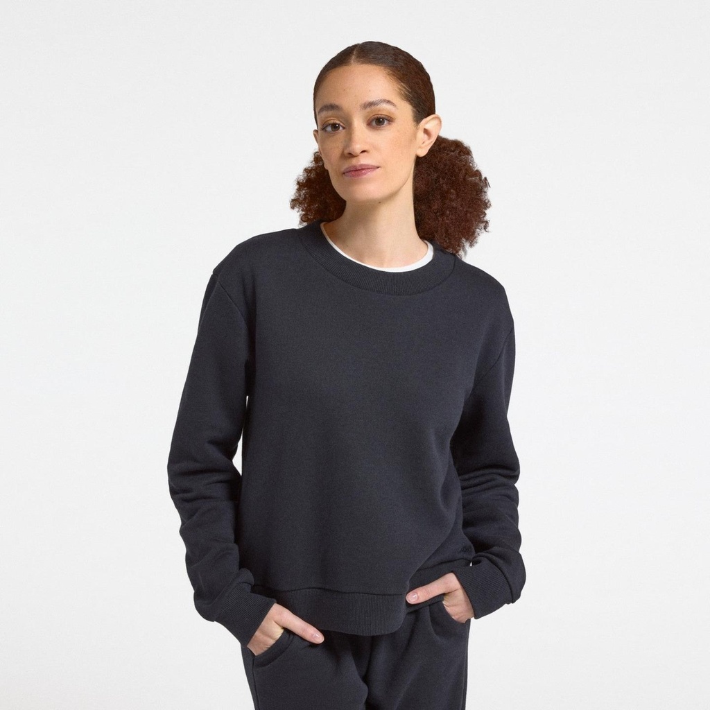 [A11219W000] Women's Merino Blend Sweatshirt - True Black (XS)