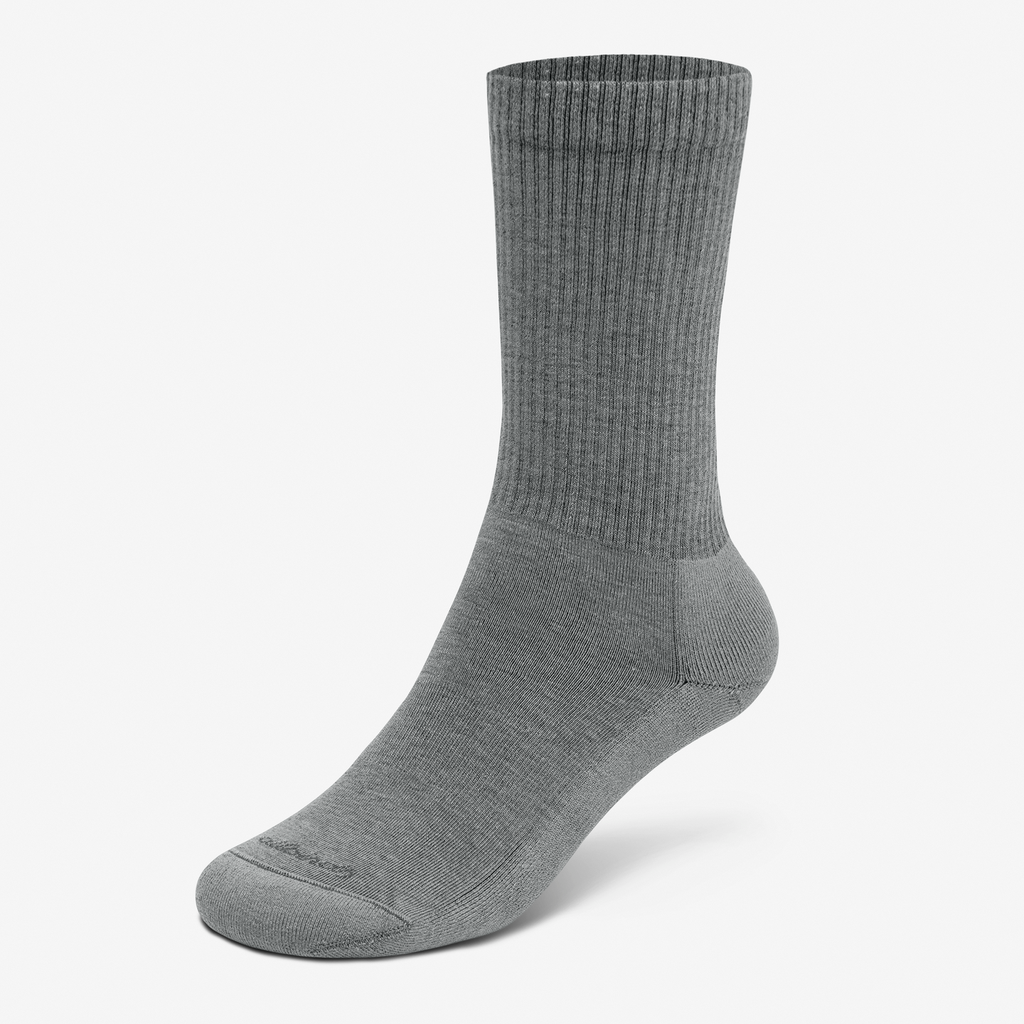 [A10848U001] Anytime Crew Sock - Medium Grey (S (W5-7))