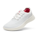 Women's Tree Runner Go - Blizzard/Vivid Red (Natural White Sole)