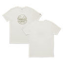 Unisex Organic Cotton Graphic Tee - Natural White/Rugged Green - NZ