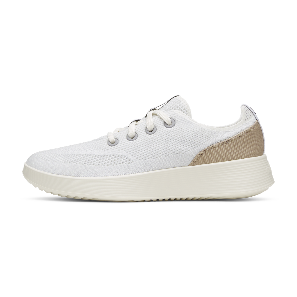 [A11339W050] Women's Tree Runner Go - Blizzard/Light Khaki (Natural White Sole) (5)