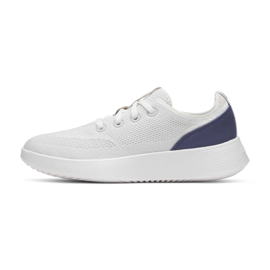 [A11337W050] Women's Tree Runner Go - Blizzard/Hazy Indigo (Blizzard Sole) (5)