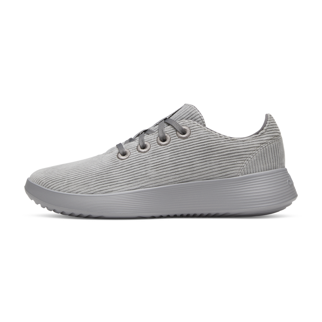[A11284W050] Women's Runner Go - Corduroy - Medium Grey (Medium Grey Sole) (5)