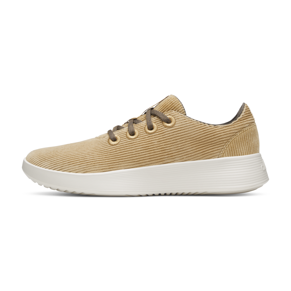 [A11231W050] Women's Runner Go - Corduroy - Stony Beige (Natural White Sole) (5)