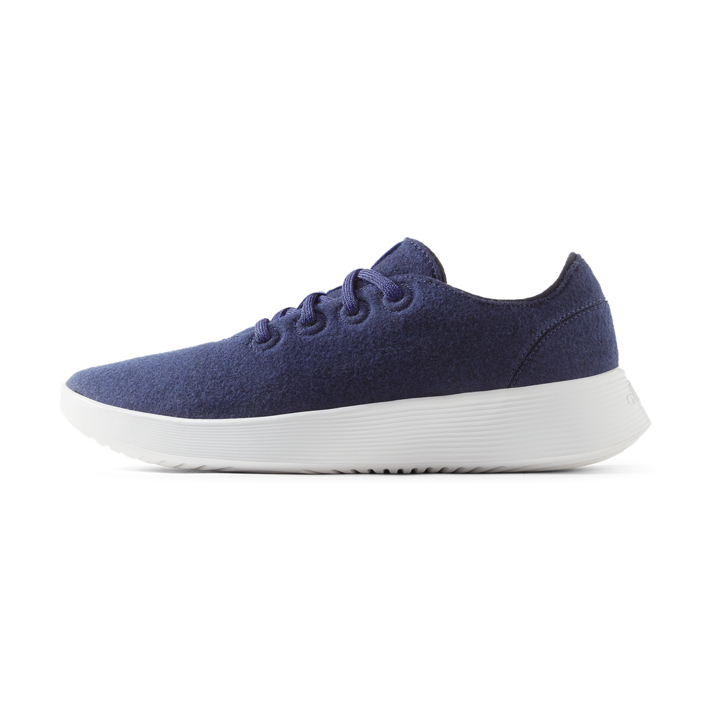 [A10476W050] Women's Wool Runner Go - Hazy Indigo (Blizzard Sole) (5)