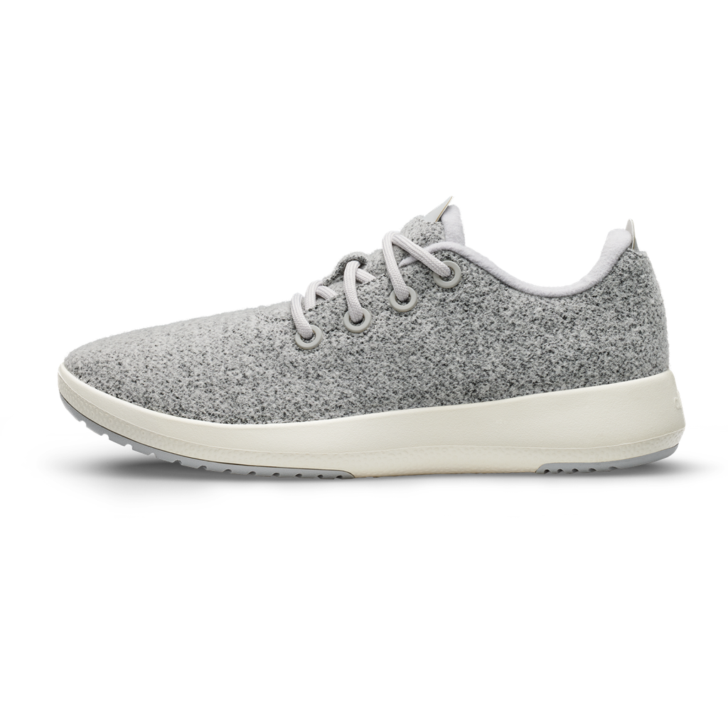 [A10290W050] Women's Wool Runner Mizzle - Light Grey (Natural White Sole) (5)