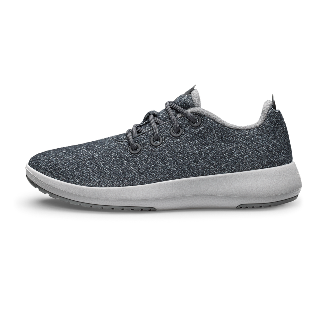 [A10100W050] Women's Wool Runner Mizzle - Dark Grey (Light Grey Sole) (5)