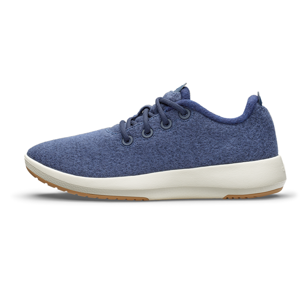 [A10114W050] Women's Wool Runner Mizzle - Hazy Indigo (Natural White Sole) (5)