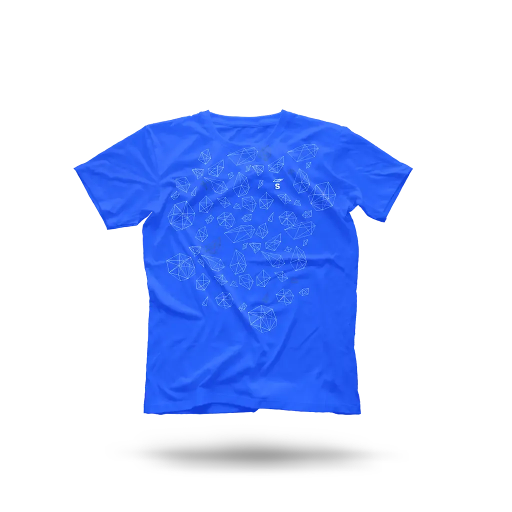 Blue Polygon Shirt