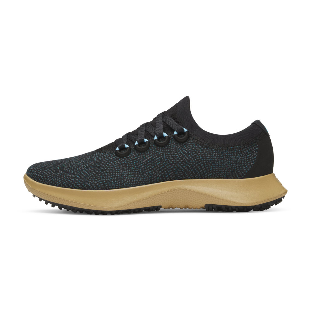 [A11020W050] Women's Wool Dasher Mizzle - Natural Black/Chasm Teal (Stony Beige Sole) (5)