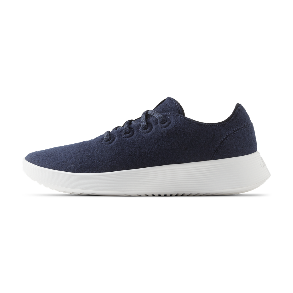 [A10808M080] Men's Wool Runner Go - Deep Navy (Blizzard Sole) (8)