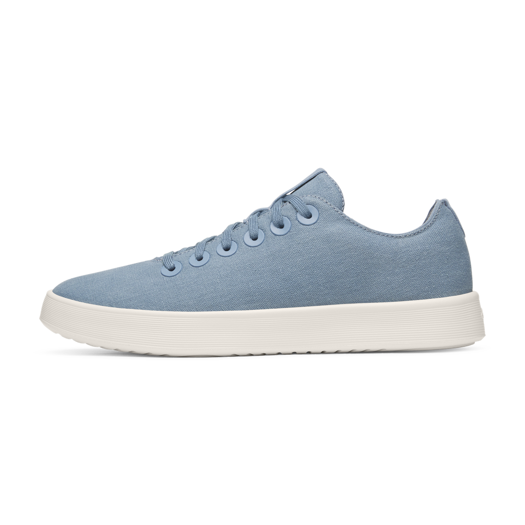 [A12853M080] Men's Canvas Cruiser - Cultured Blue (Natural White Sole) (8)