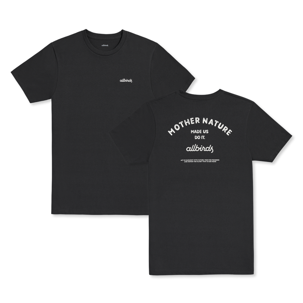 [A10705M001] Men's Recycled Tee - Mother Nature - Natural Black (S)