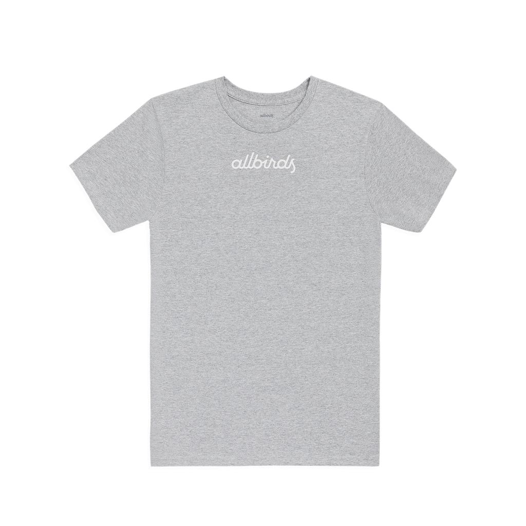 [A10701M001] Men's Recycled Tee - Logo - Heathered Grey (S)