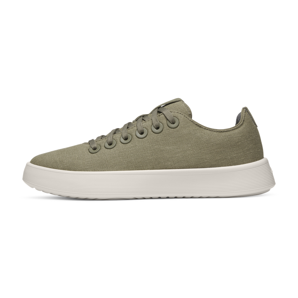 Women's Canvas Cruiser - Resilient Olive (Natural White Sole)