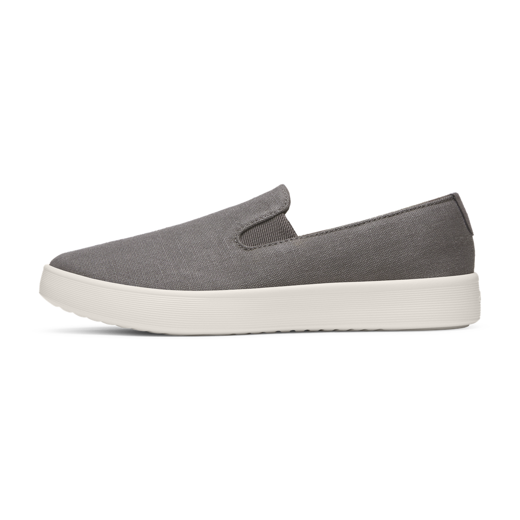 [A12406W050] Women's Canvas Cruiser Slip On - Anthracite (Natural White Sole) (5)