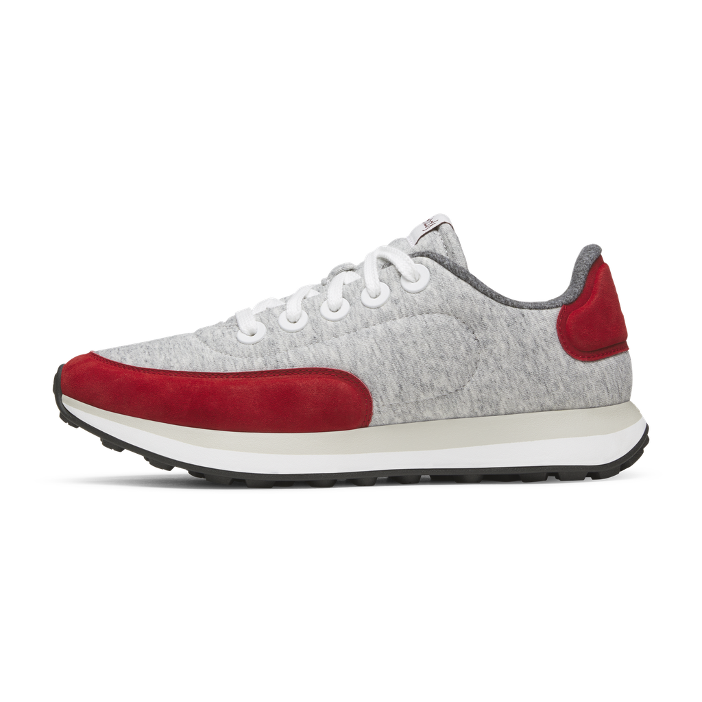 [A12542M080] Men's Varsity Jersey - Light Grey/Syrah (Blizzard Sole) (8)