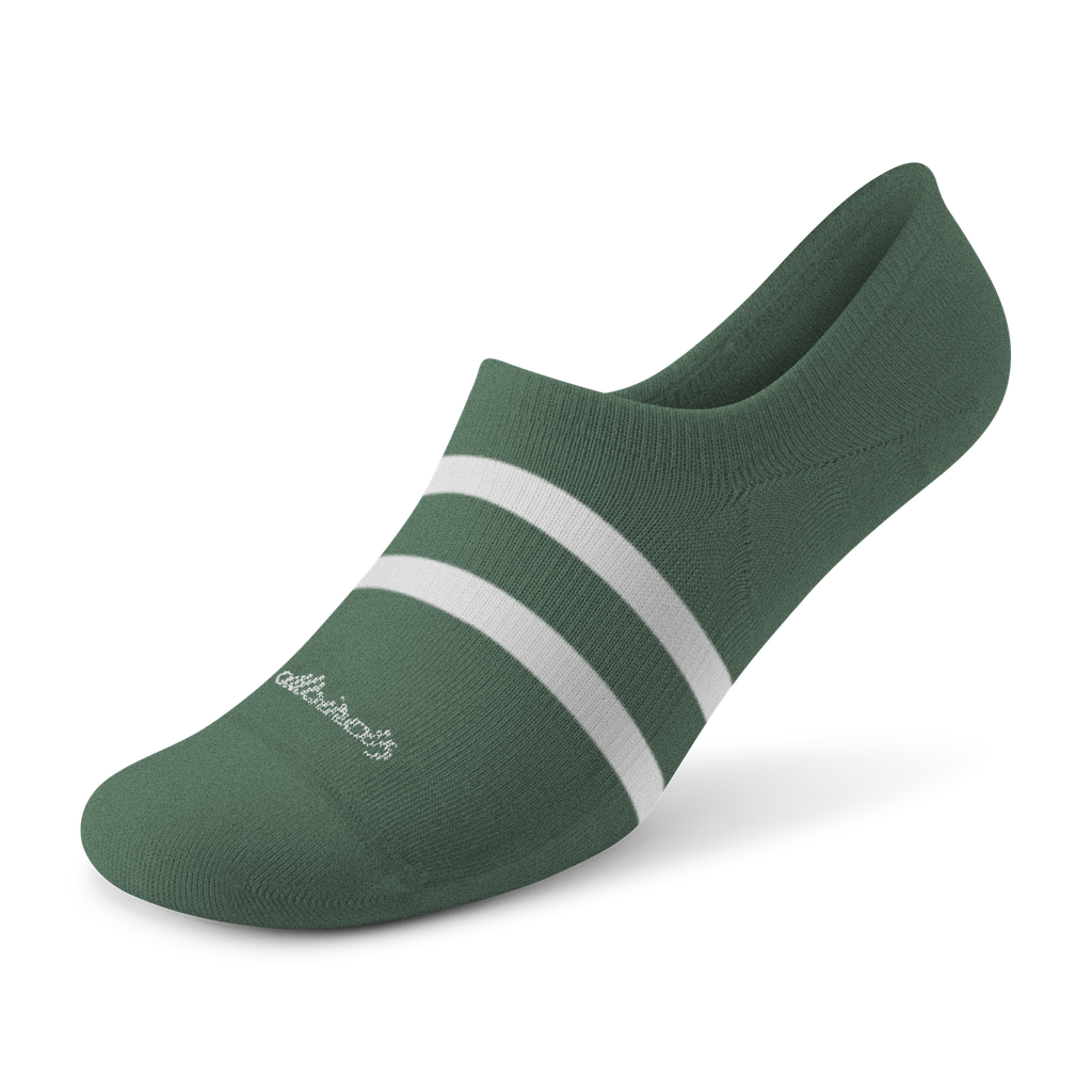 [A12711U001] Anytime No Show Heel Grip Sock - Verdant Green (Blizzard Sole) (S (W5-7))