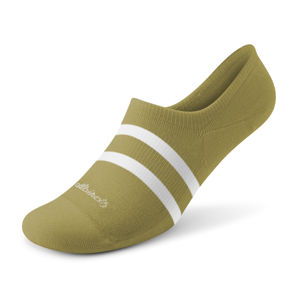 [A12710U001] Anytime No Show Heel Grip Sock - Ochre (Blizzard Sole) (S (W5-7))