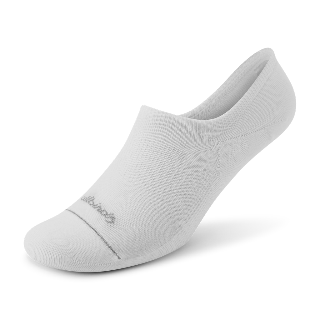 [A12729U001] Anytime No Show Heel Grip Sock - Blizzard (S (W5-7))