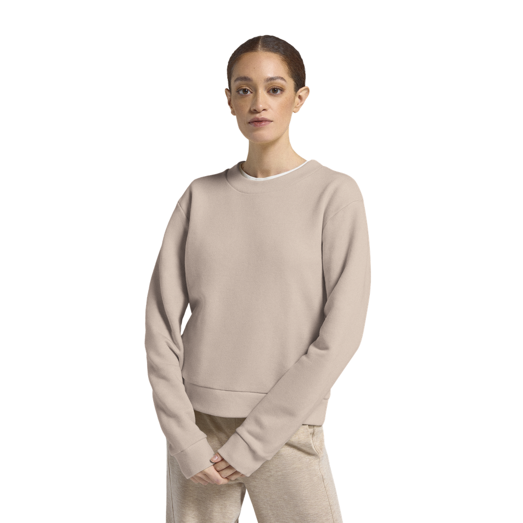[A12715W000] Women's Merino Blend Sweatshirt - Mushroom (XS)