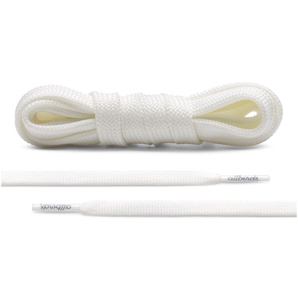 [A12739U003] Allbirds Laces - Blizzard - Flat (51 in. (M7-M9.5) (W5-W11))