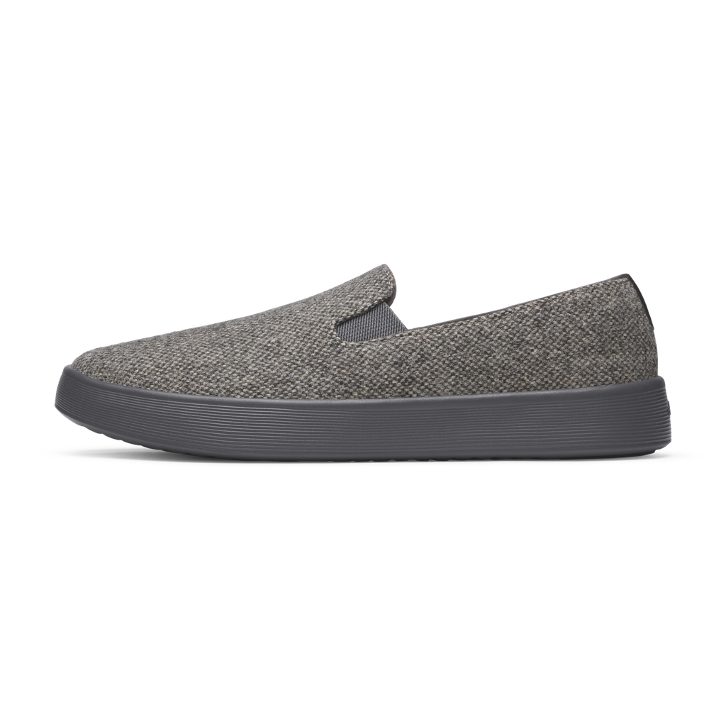 [A11558W050] Women's Cruiser Slip On Tweed - Dark Grey (Stormy Grey Sole) (5)