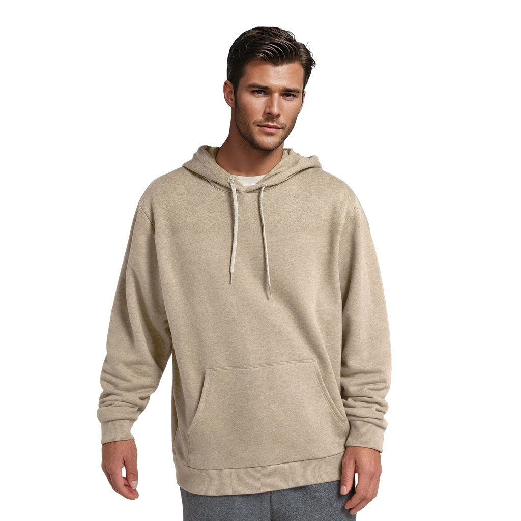 [A12118M000] Unisex Merino Blend Hoodie - Rugged Beige (XS)