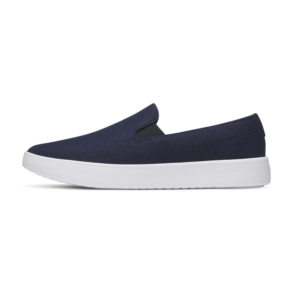 [A11641W050] Women's Wool Cruiser Slip On - Dark Navy (Blizzard Sole) (5)