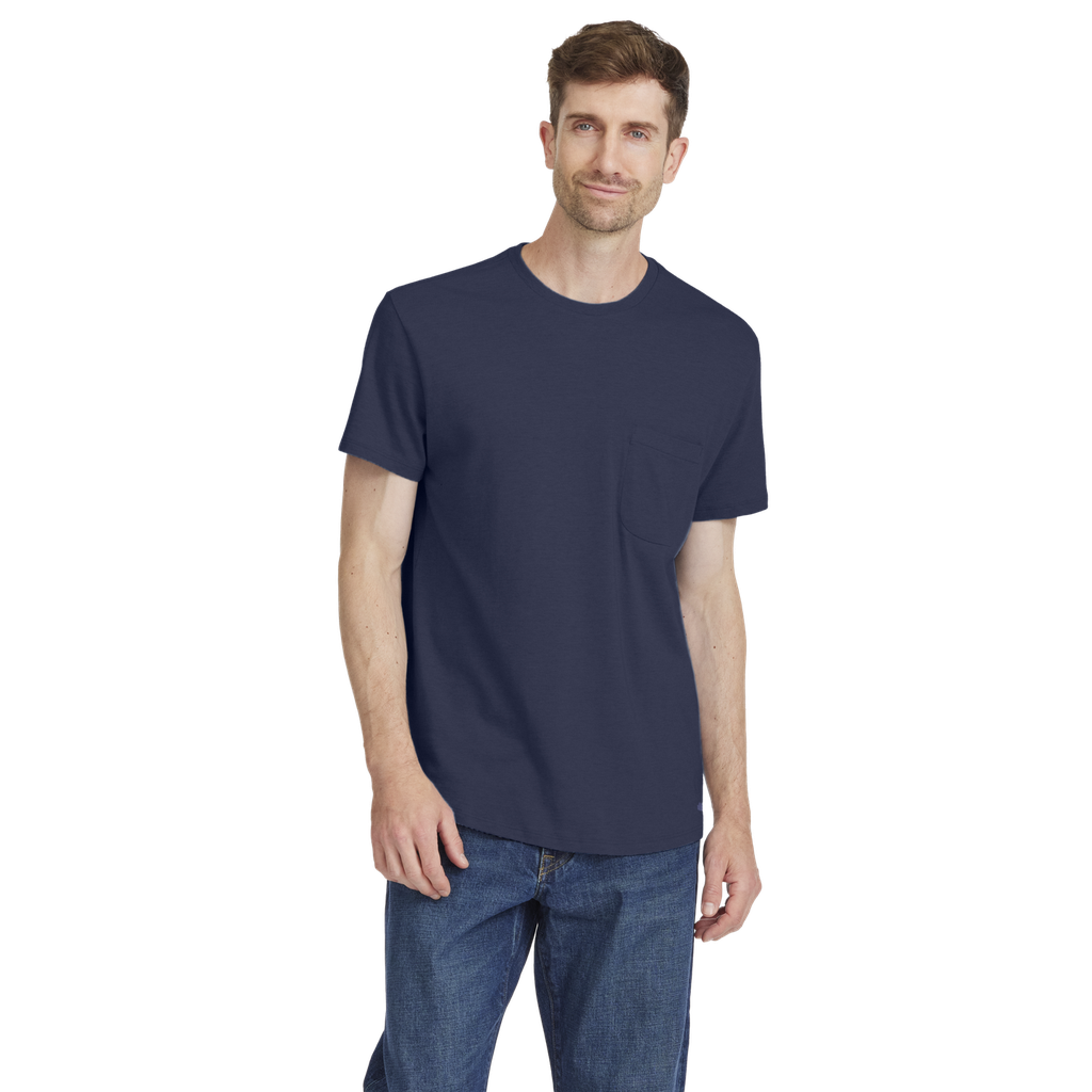 [A12111M000] Men's Soft Merino Tee - Deep Navy (XS)