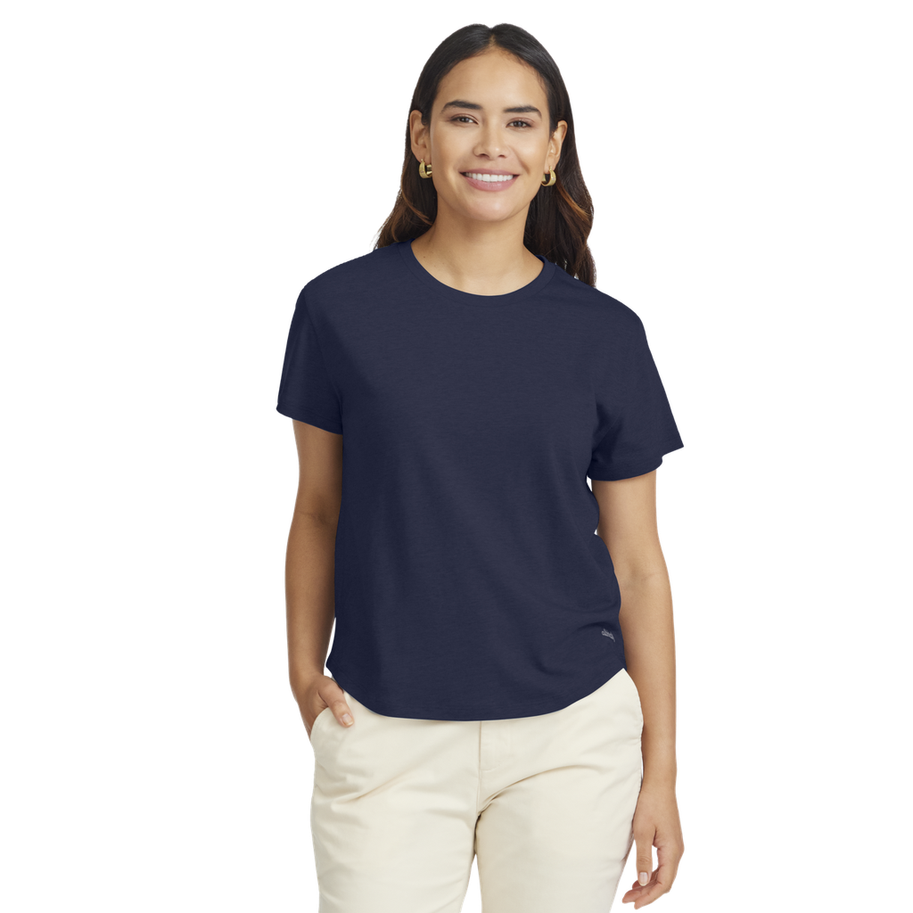 [A12113W000] Women's Soft Merino Tee - Deep Navy (XS)