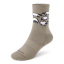 Anytime Crew Sock - Rugged Beige, Blizzard (Natural Black Sole)
