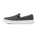 Women's Wool Cruiser Slip On - Dark Grey (Light Grey Sole)