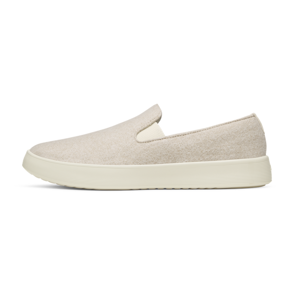 [A11845M080] Men's Wool Cruiser Slip On - Rugged Beige (Stony Cream Sole) (8)
