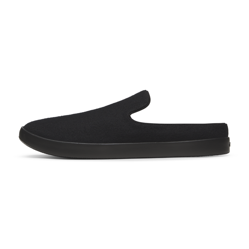 [A11245W050] Women's Wool Lounger Mule - Natural Black (Natural Black Sole) (5)
