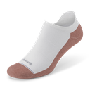 Anytime Ankle Sock - Blizzard/Sienna Blush